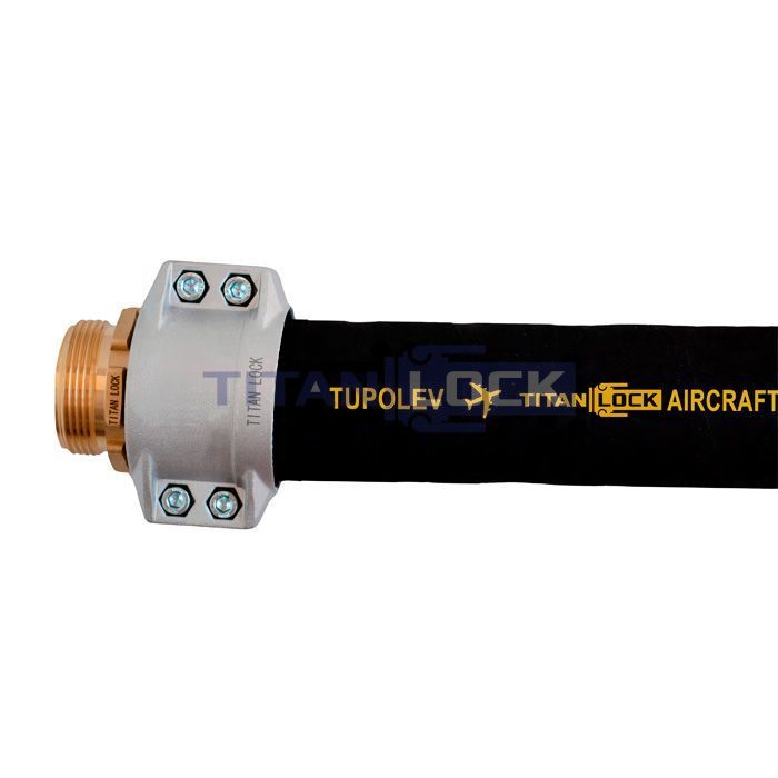 Рукав для авиационного топлива и заправки самолетов TUPOLEV, напорный, вн.диам. 63 мм, -30C, 20 Бар, TL063TV TITAN LOCK