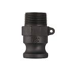 Камлок полипропиленовый тип F ниппель, наружная резьба BSP 1", TL100FPP TITAN LOCK