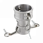 Камлок нержавеющий тип DD (переходник розетка 3" х розетка 4"), AISI316, TL3040DDSS TITAN LOCK