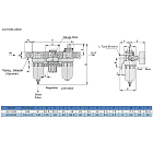 Блок подготовки воздуха AC 2000-02, 1/4" 500 л/мин, TLP-AC2000-02 TITAN LOCK