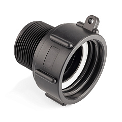 Переходник на Еврокуб наруж.резьба, S60x1 1/2 BSP, полипроп., TLEC60x1.1/2AE TITAN LOCK