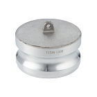 Камлок алюминиевый тип DР, заглушка для розетки 8", TL800DPAL TITAN LOCK