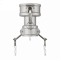 Камлок нержавеющий тип DD (переходник розетка 3" х розетка 4"), AISI316, TL3040DDSS TITAN LOCK