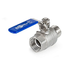 Кран шаровый двухсоставной НР-ВР, резьба BSP 1 1/4", нерж. 304, TL125BVC-FM TITAN LOCK