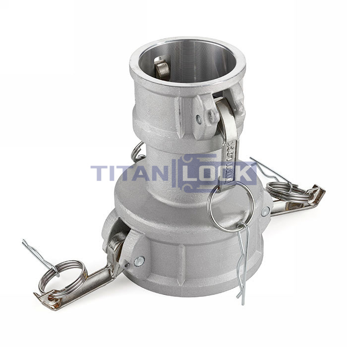 Камлок типа DD (переходник розетка 3" х розетка 2"), нерж. 316, TL3020DDSS TITAN LOCK