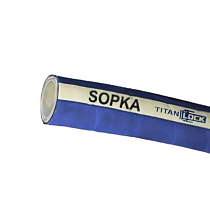 Рукав для пара и горячей воды «SOPKA», с пищ. допуском, внутр. диам. 25мм, 10bar, 1in, TL025SP TITAN LOCK