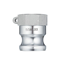 Камлок алюминиевый тип А серия "EcoLine" ниппель, внутр. резьба BSP 1", TL100AAL-EL TITAN LOCK