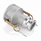 Камлок алюминиевый тип DА (переходник розетка 6" х ниппель 4"), TL6040DAAL TITAN LOCK