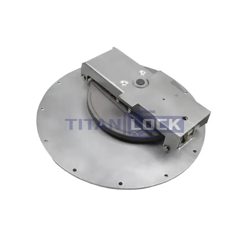 Крышка с люком для автоцистерны, без отверстий, алюминий, 500мм, TL500MC TITAN LOCK