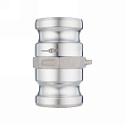 Камлок алюминиевый тип AA (переходник ниппель 1 1/4" х ниппель 1 1/4"), TL125AAAL TITAN LOCK