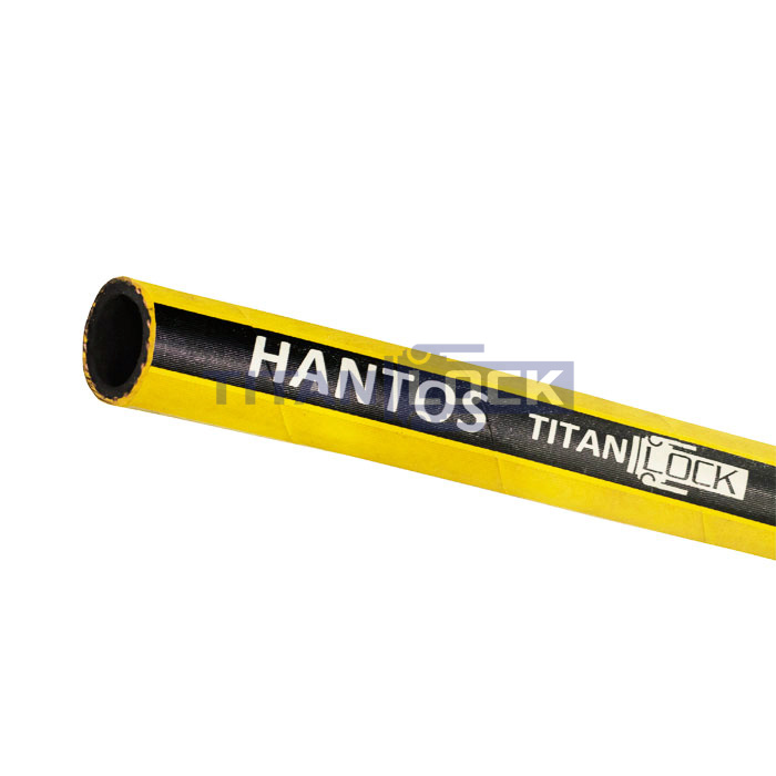 Рукав для воды и сжатого воздуха «HANTOS», желтый, вн. диам. 32мм, 20bar, TL032HS TITAN LOCK