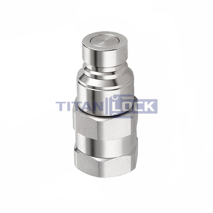 БРС серия C, ISO 16028, ниппель, нерж. сталь 304, G1/2", 3/8in TL3CM-S-G1/2 TITAN LOCK