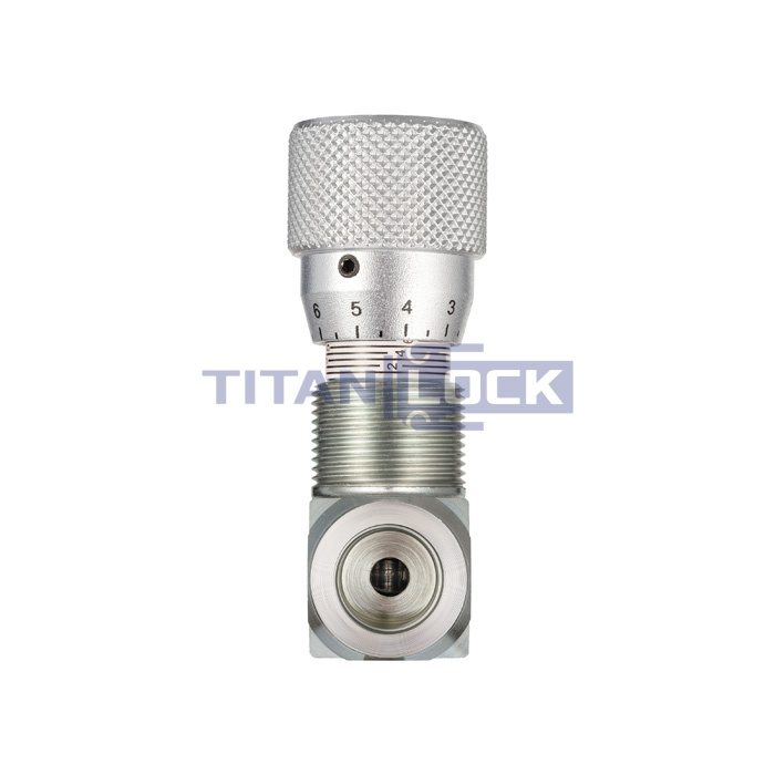 Гидравлический дроссель двунаправленный, 1/4", BP/BP, сталь, TL2WHT1/4FF TITAN LOCK