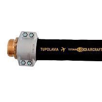 Рукав для авиационного топлива и заправки самолетов TUPOLAVIA, напорный, внутр. диам. 25мм, -30C, 20 Бар, TL025TUP TITAN LOCK
