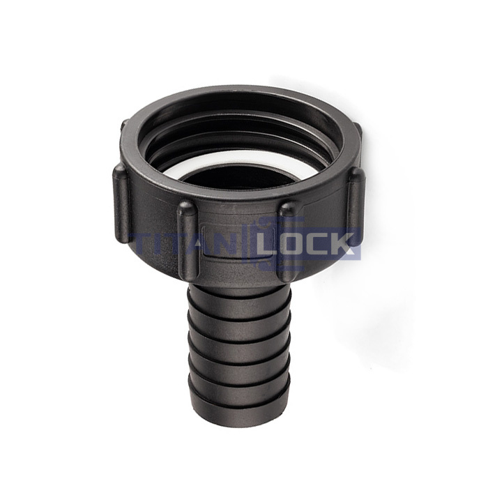 Переходник на Еврокуб под шланг S60x2, полипроп., TLEC2AH TITAN LOCK