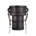 Камлок полипропиленовый тип С, розетка с хвостовиком 3", TL300CPP TITAN LOCK