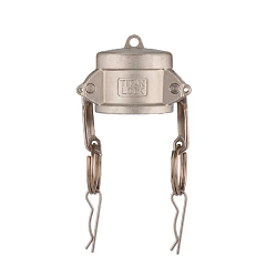 Камлок нержавеющий тип DC, заглушка для ниппеля 1/2", AISI304, TL50DCSS TITAN LOCK