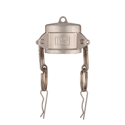 Камлок нержавеющий тип DC, заглушка для ниппеля 2", AISI304, TL200DCSS TITAN LOCK
