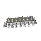 Пневматический блок управления донными клапанами автоцистерны 6-и отсечный, алюминий, TLCU6 TITAN LOCK