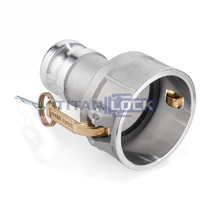 Камлок алюминиевый тип DА (переходник розетка 4" х ниппель 3"), TL4030DAAL TITAN LOCK