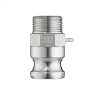 Камлок нержавеющий тип F серия "EcoLine" ниппель, наруж. резьба BSP 1/2", AISI304, TL50FSS-EL TITAN LOCK