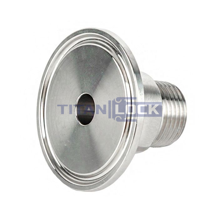 Штуцер Clamp с наружной резьбой DN50 нерж.316, DIN TL50CLM TITAN LOCK