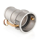Камлок алюминиевый тип С, розетка с хвостовиком 8", TL800CAL TITAN LOCK