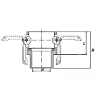 Камлок алюминиевый тип B серия "EcoLine" розетка, наруж. резьба BSP 2", TL200BAL-EL TITAN LOCK