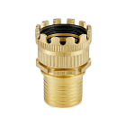 Соединение TankWagen, комплект (муфта MK б/рукоятки + штуцер под рукав), латунь, TLMKS80BR TITAN LOCK