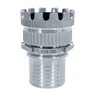 Соединение TankWagen, комплект (муфта MK б/рукоятки + штуцер под рукав), нерж. сталь, TLMKS80SS TITAN LOCK