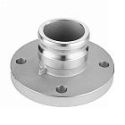 Камлок алюминиевый тип FA, ниппель с фланцем 6", TL600FAAL TITAN LOCK
