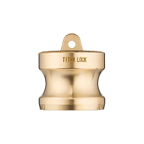 Камлок латунный тип DР, заглушка для розетки 1/2", TL50DPBR TITAN LOCK