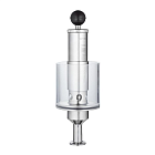 Шпунт-аппарат прямой, до 2,2 бар, под Clamp DN20 нерж. 304 TL20TGMS-CL TITAN LOCK