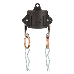 Камлок полипропиленовый тип DC, заглушка для ниппеля 2", TL200DCPP TITAN LOCK