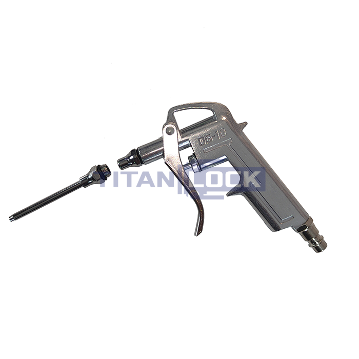 Продувочный пистолет для компрессора, с адаптером, TLP-AG1 TITAN LOCK