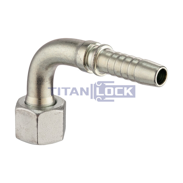 Фитинг DN 10 DKOL (Г) M22X1.5 (90), TL-DKOL10F22X1.5-90 TITAN LOCK