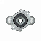 Соединение для воздуха "GERMES" (AIR KING), 1 1/2" с концом под рукав, сталь TLGMH1.1/2 TITAN LOCK