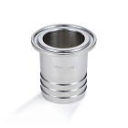 Штуцер CLAMP под рукав DN65 (хвостовик 69мм), нерж. 316, DIN TL65CLH-M TITAN LOCK