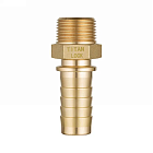 Штуцер для пара DIN 2826, с концом под рукав, латунь, нар.резьба, 2" TLSTDIN-M2 TITAN LOCK