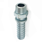 Ниппель (шток) для парового соединения "GEFEST", с хвостовиком, 1" NPT (оцинк. сталь), TLGFM1 (MS11) TITAN LOCK