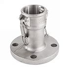 Камлок нержавеющий тип FC, розетка с фланцем 3/4", AISI316, TL75FCSS TITAN LOCK