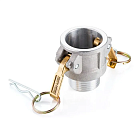 Камлок алюминиевый тип B розетка, наруж. резьба NPT 1 1/2", TL150BALN TITAN LOCK