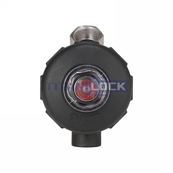 Седельный клапан наклонный, нерж. 304 с пневмоприводом (полипроп.), DN40 TL40CPAVPP TITAN LOCK
