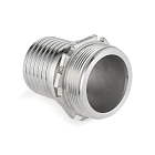 Штуцер с наружной резьбой под рукав, нерж. сталь, 4in TLSM100SS TITAN LOCK