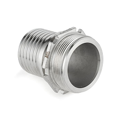 Штуцер с наружной резьбой под рукав, нерж. сталь, 4in TLSM100SS TITAN LOCK