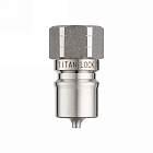 БРС серия B, ISO 7241-B, ниппель, оцинк. сталь, 1/2in TL4BM TITAN LOCK