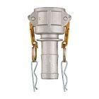 Камлок алюминиевый тип С серия "EcoLine", розетка с хвостовиком 1", TL100CAL-EL TITAN LOCK