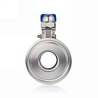 Пищевой шаровый кран полнопроходной типа "clamp-clamp", DN80 нерж. 304, TL80SBV-CL TITAN LOCK