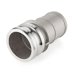 Камлок алюминиевый тип E серия "EcoLine", ниппель с хвостовиком 4", TL400EAL-EL TITAN LOCK
