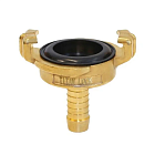 Универсальное соединение для воды NEPTUN (GEKA) с концом под рукав, 5/8" (16мм), латунь, TLNPH5/8-BR TITAN LOCK